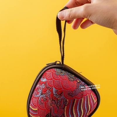 BỘ TRÀ DU LỊCH HỌA TIẾT QUẢ HỒNG
